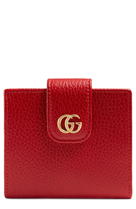 red wallet gucci with strap|Gucci wallet price.